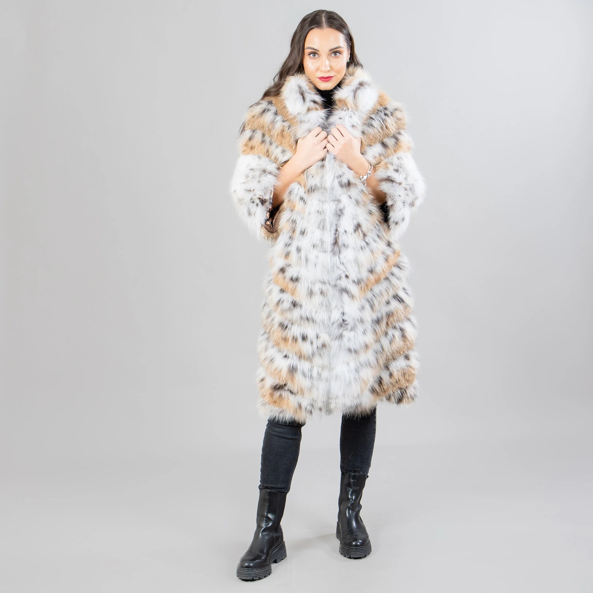 coat of lynx fur