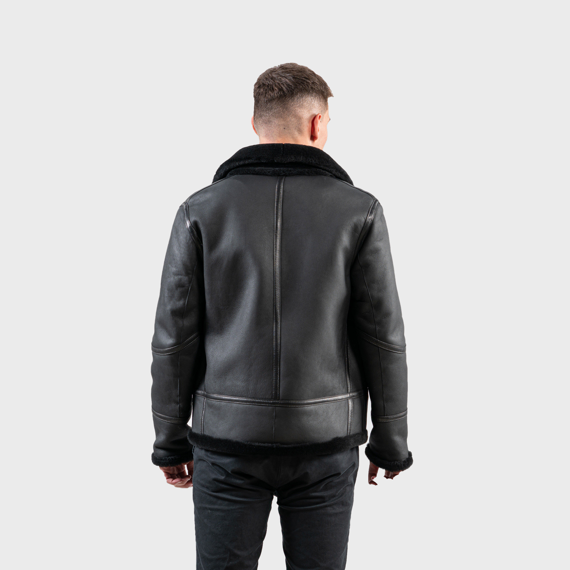 black reversible jacket