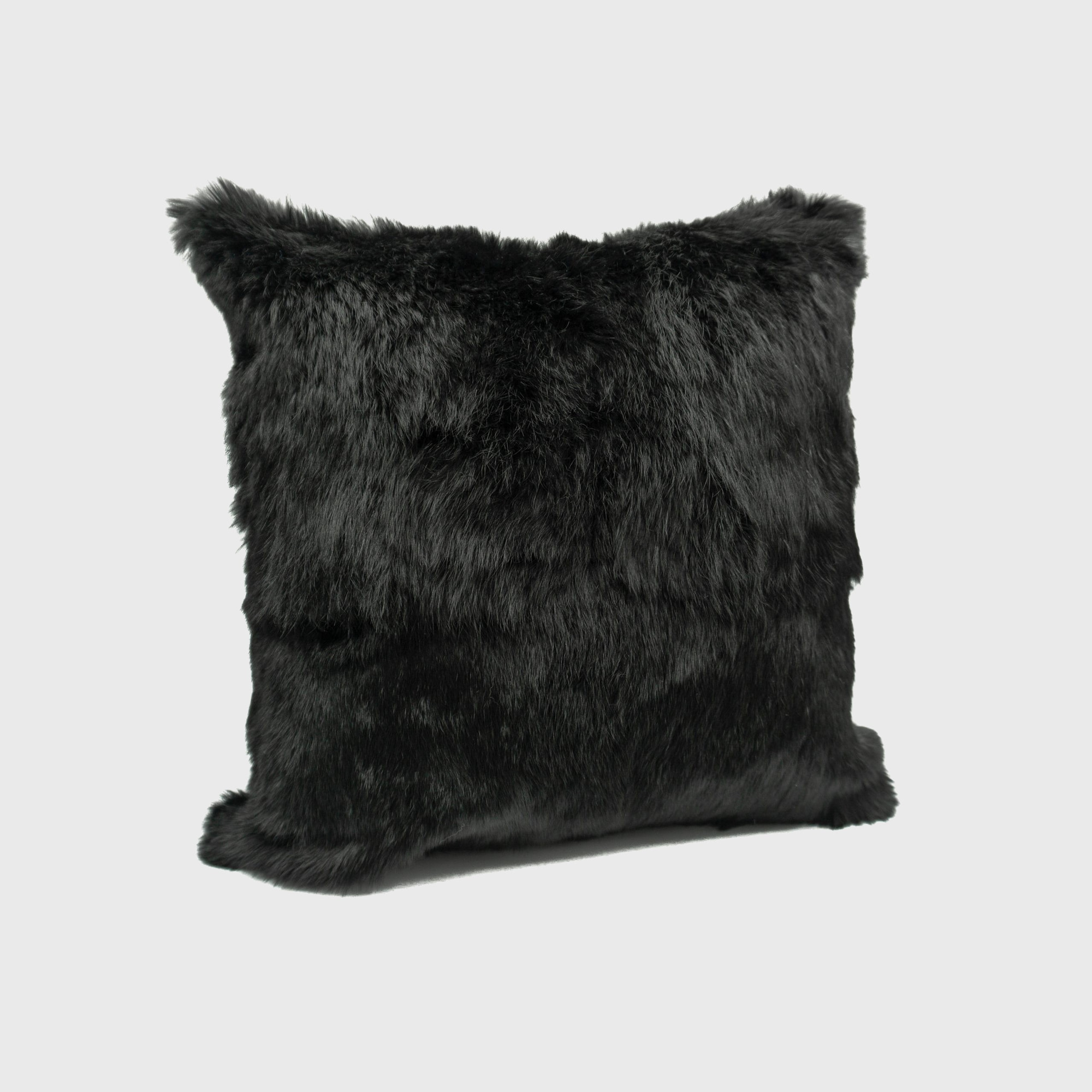 rabbit fur pillowcase