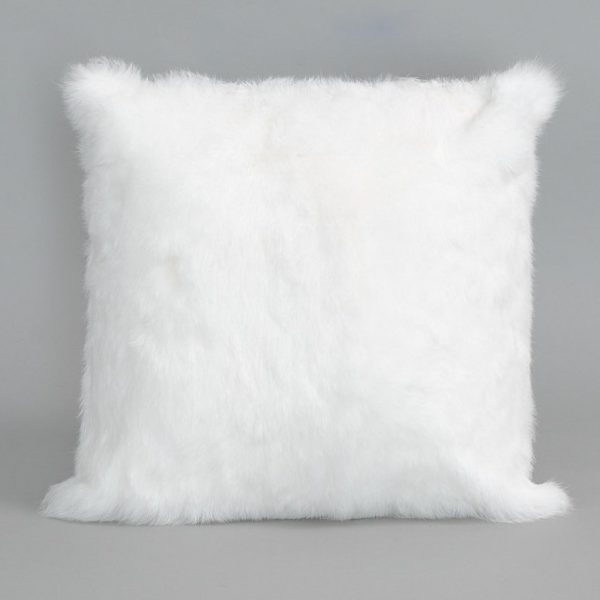 rabbit fur pillowcase