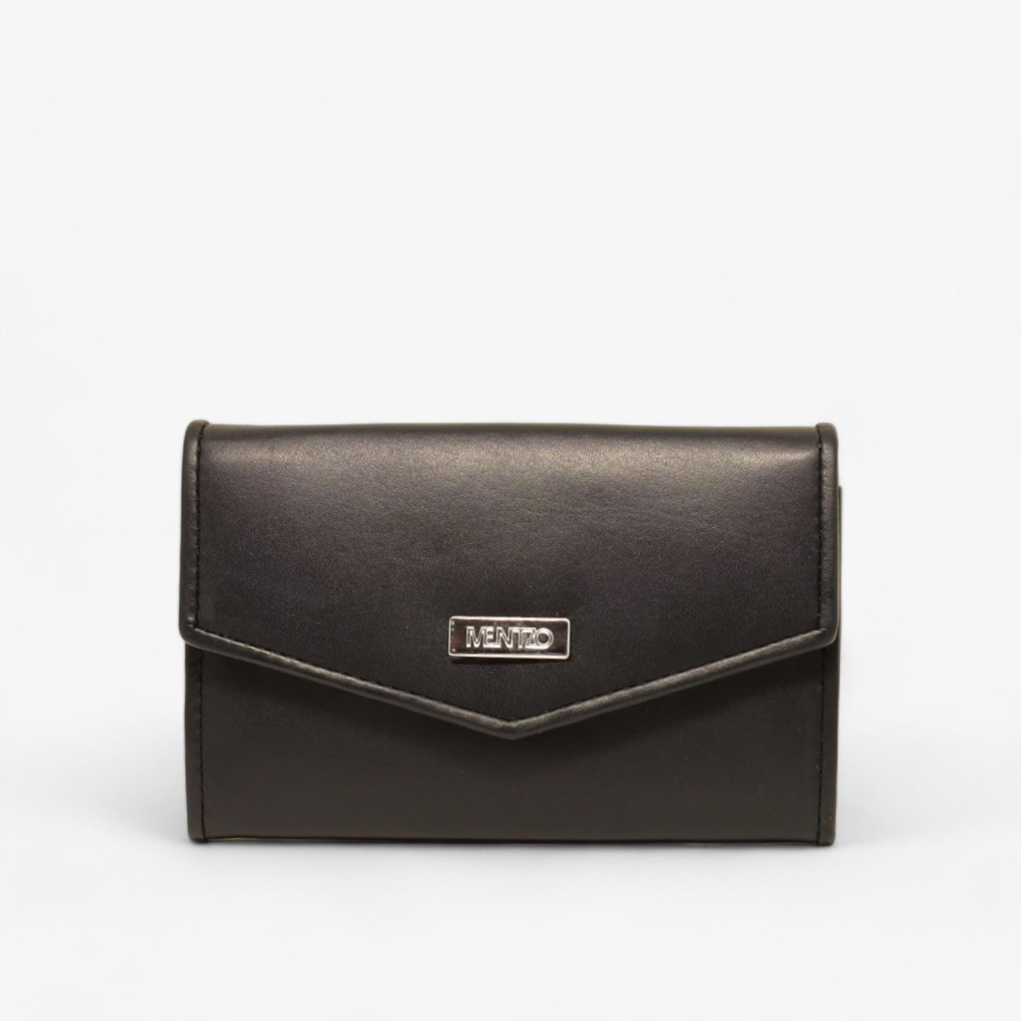 Women’s dark brown leather wallet