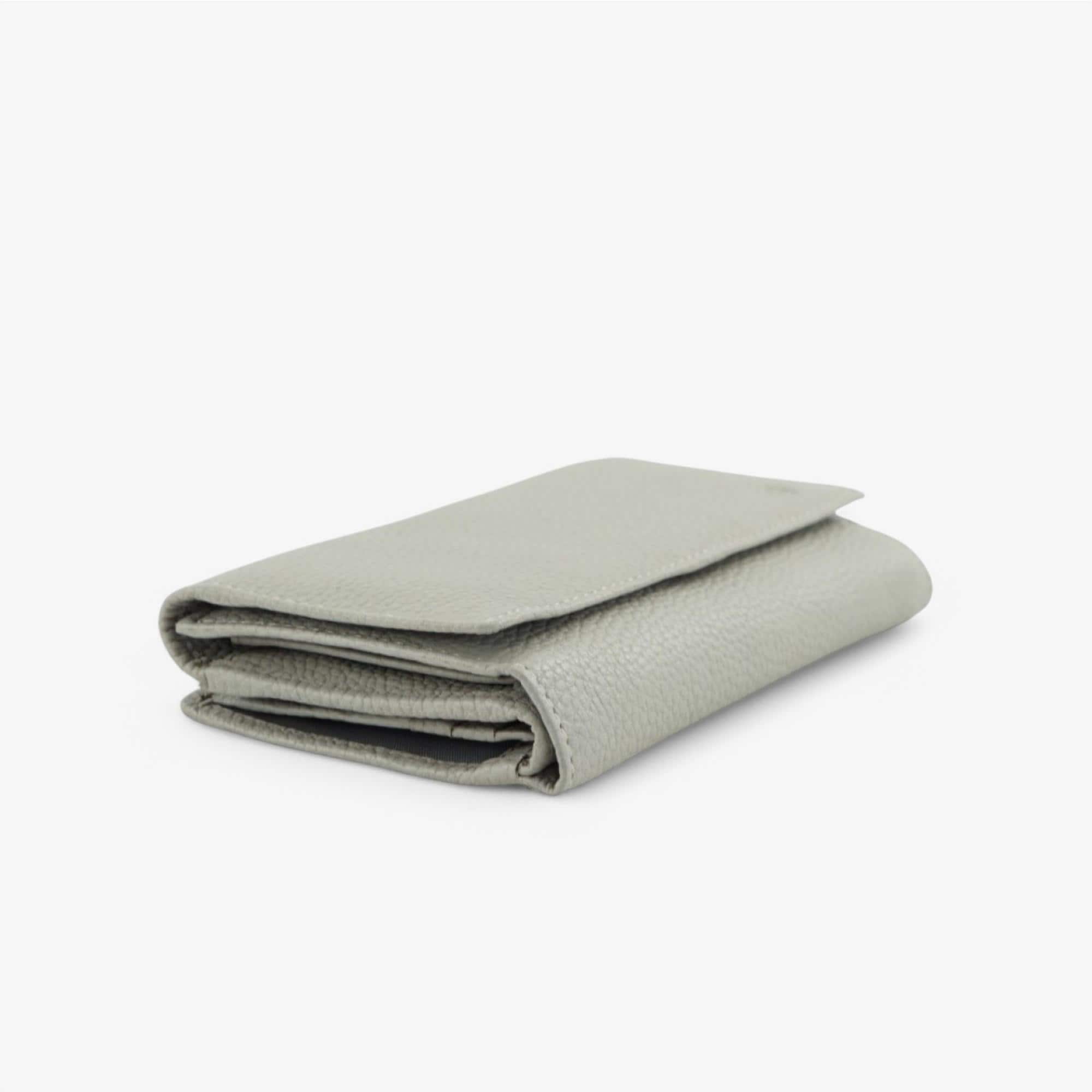 Women’s grey leather wallet