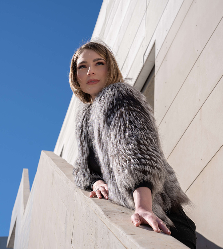 Women’s fox fur coats