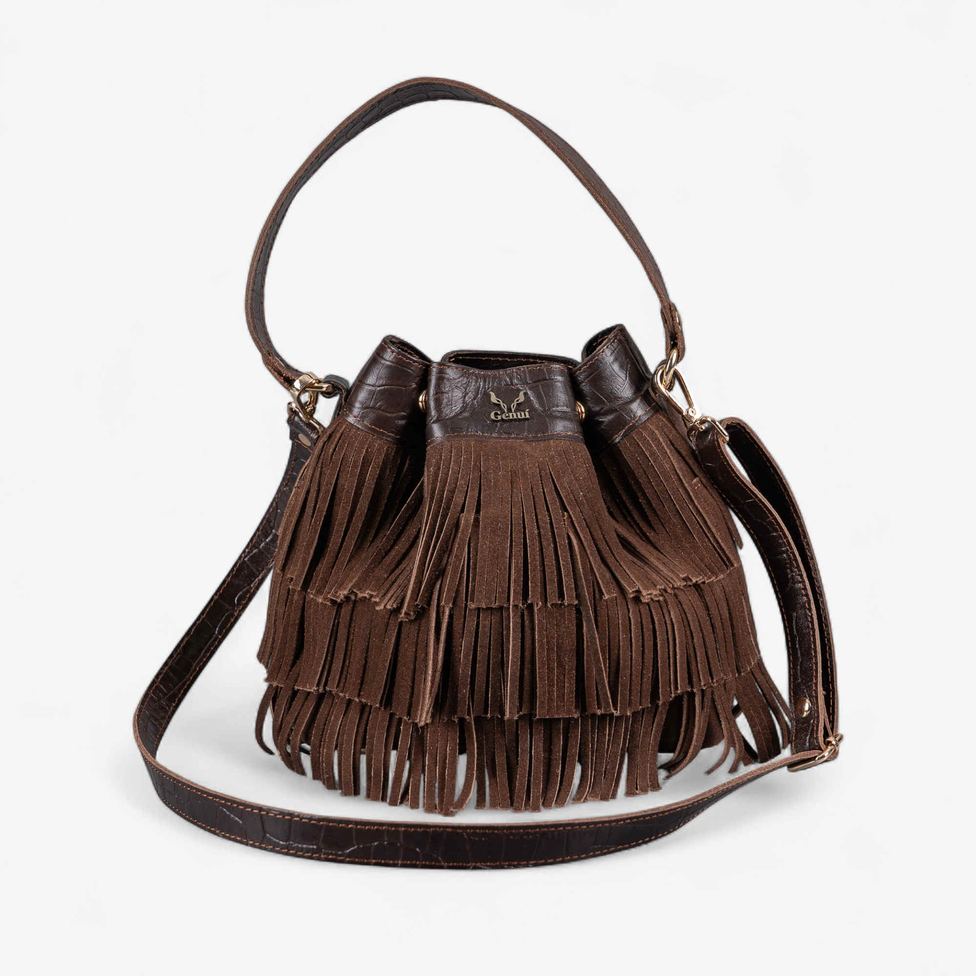 brown castor bag