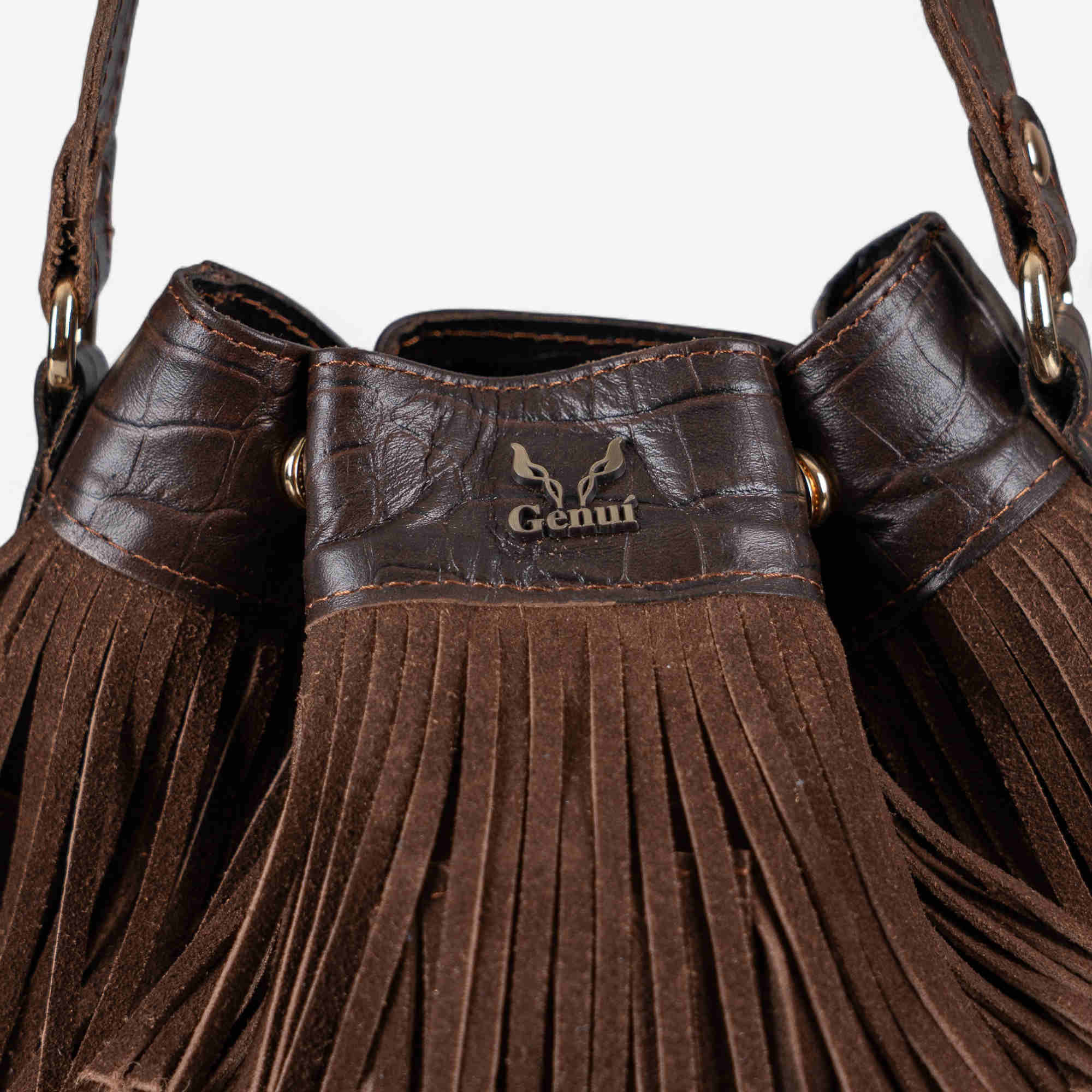 brown castor bag