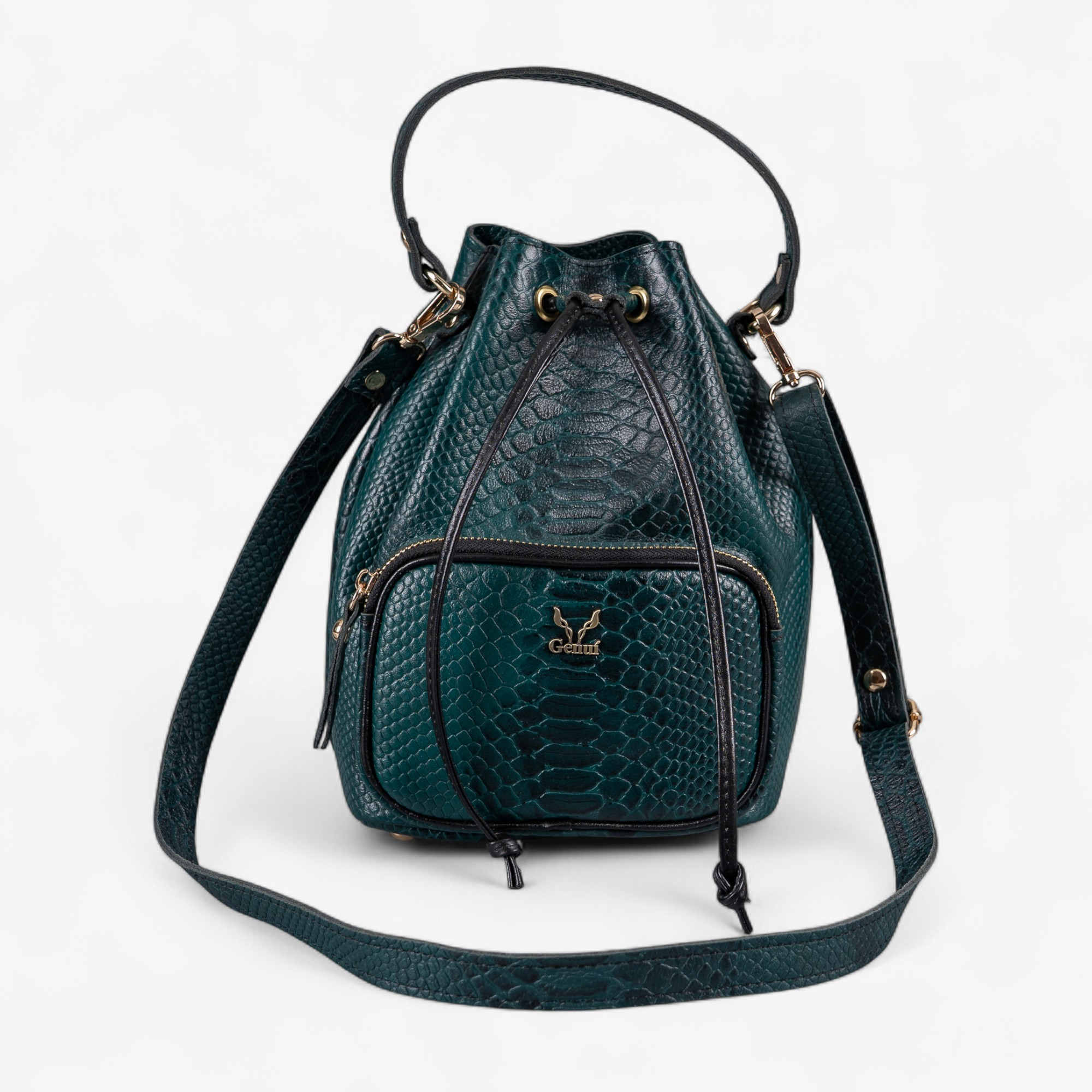 Δερμάτινο κυπαρισσί πουγκί